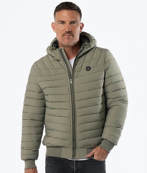 Kurtka PIT BULL NAYLOR HOODED PADDED dusty salvia