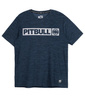 T-shirt PIT BULL HILLTOP CASUAL SPORT granatowy (navy melange)