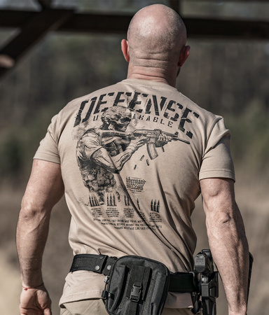 T-shirt DOBERMANS UNBREAKABLE TS377 beżowy