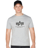 T-shirt ALPHA INDUSTRIES BASIC szary (grey heather) 100501 17