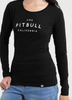 Damski Longsleeve PIT BULL Slim Fit USA CAL WMN czarny