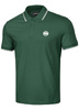 POLO PIT BULL regular LOGO STRIPES jade green