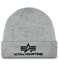 Czapka zimowa ALPHA INDUSTRIES 3D szara 168910 17