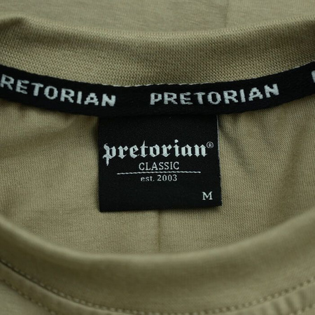 T-shirt PRETORIAN MILITARY LOGO piaskowy