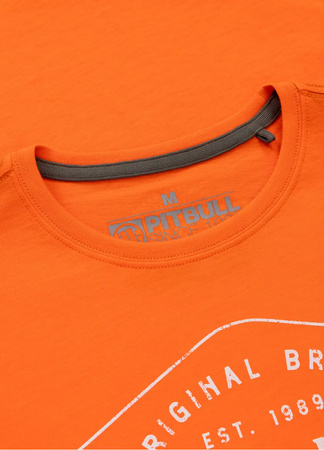 T-shirt PIT BULL ULTRA LIGHT CO. pomarańczowy