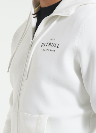 Bluza PIT BULL SAMPSON off white rozpinana kaptur