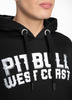 Bluza PIT BULL BLACK DOG czarna kaptur