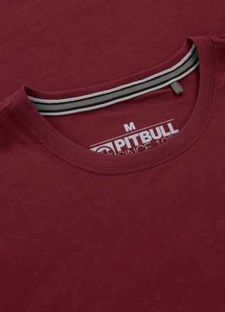 T-shirt PIT BULL SAN DIEGO CA bordowy