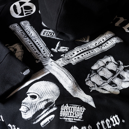 T-shirt DOBERMANS ONE CREW GANGLAND TS384 czarny