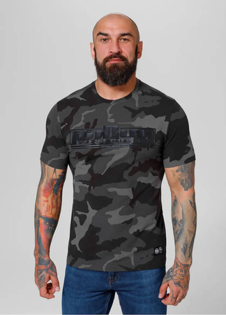 T-shirt PIT BULL SLIM FIT CLASSIC BOXING all black camo