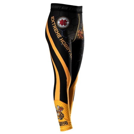 Legginsy kids EXTREME HOBBY ANGRY WASP czarny