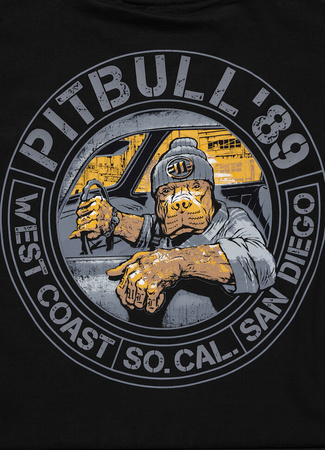 T-shirt PIT BULL DRIVING czarny