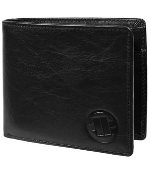 SKÓRZANY portfel PIT BULL POWAY czarny