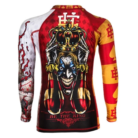 Longsleeve rashguard kids EXTREME HOBBY KILLER CARDS 2 czerwony