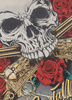 Bluza PIT BULL SANTA MUERTE major olive rozpinana
