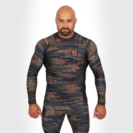 Longsleeve rashguard EXTREME HOBBY PARACORD pomarańczowy