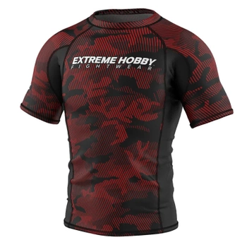 Short sleeve rashguard EXTREME HOBBY HAVOC czerwony