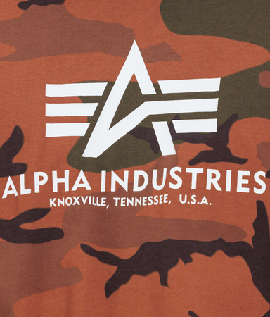 T-shirt ALPHA INDUSTRIES BASIC moro (burned camo)  100501C 681