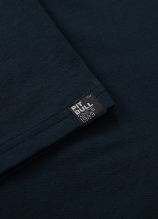 T-shirt PIT BULL SMALL LOGO 25 granatowy (dark navy)