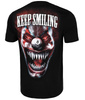 T-shirt PIT BULL  KEEP SMILING czarny