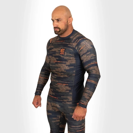 Longsleeve rashguard EXTREME HOBBY PARACORD pomarańczowy