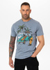T-shirt PIT BULL Denim Washed OPEN BEACH błękitny (washed blue)
