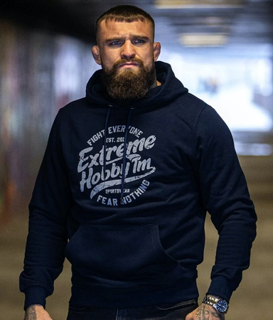 Bluza EXTREME HOBBY WHEEL kaptur granatowa