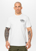 T-shirt PIT BULL HERO biały