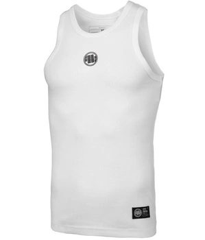 Tank top PIT BULL RIB SMALL LOGO biały