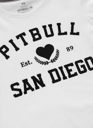 T-shirt damski PIT BULL  LOVE PB WMN biały