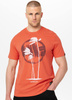 T-shirt PIT BULL PALMS brigh salmon