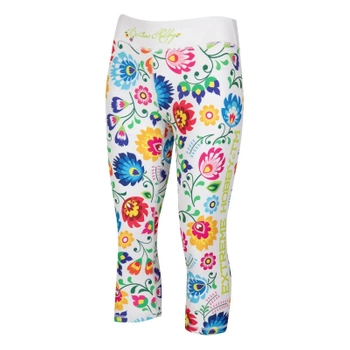 Legginsy Sportowe Damskie Folk 2 3/4