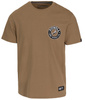 T-shirt PIT BULL SAN DIEGO CA BLACK coyote brown