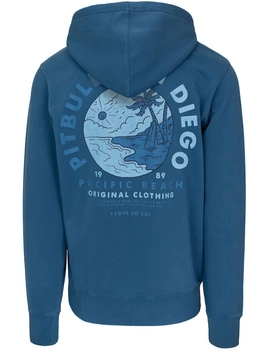 Bluza PIT BULL WASHED PLANET SURF shade blue rozpinana