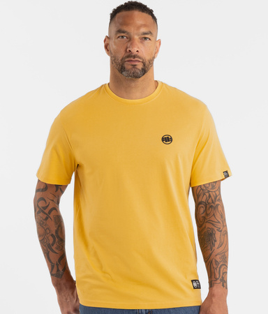 T-shirt PIT BULL SMALL LOGO 25 żółty (pale yellow)