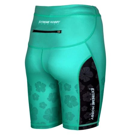 Legginsy Biegowe Damskie 1/3 Flowers