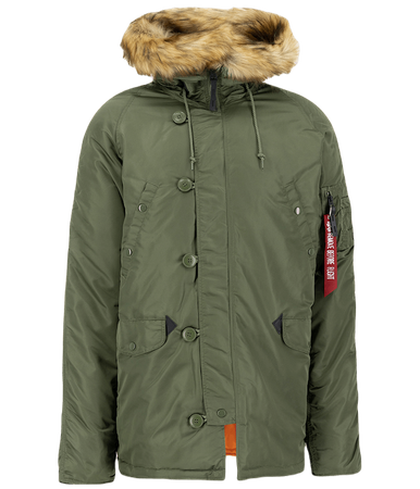 Kurtka ALPHA INDUSTRIES N3B VF 59 oliwkowa (sage green) 103141 01