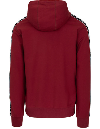 Bluza PIT BULL Tricot Terry TAPE NUGGET bordowa kaptur