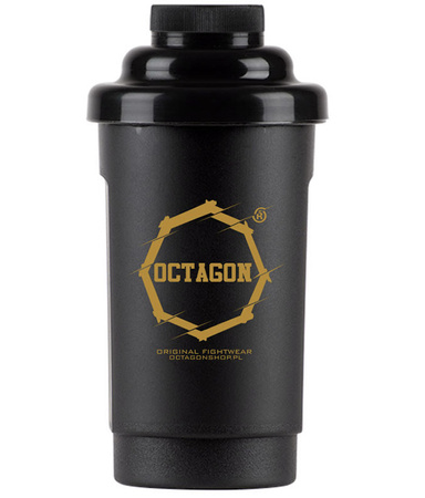 Shaker OCTAGON SHARP czarno-złoty