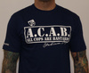 T-shirt USWEAR ACAB granatowy