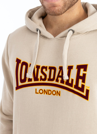 Bluza LONSDALE CLASSIC beżowa kaptur