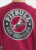 Bluza PIT BULL Tricot Terry SAN DIEGO CA bordowa prosta
