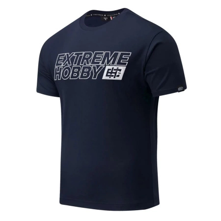 T-shirt EXTREME HOBBY BLOCK 2025 granatowy