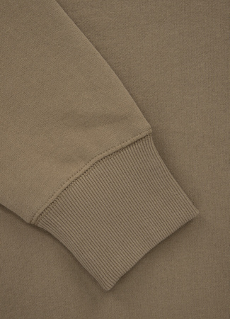 Bluza PIT BULL SMALL LOGO brązowa (coyote brown) prosta