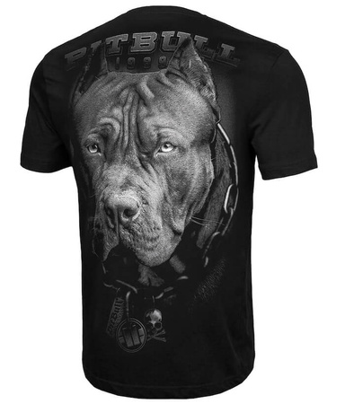 T-shirt PIT BULL BORN IN 1989 190 czarny