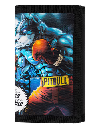 Portfel parciany PIT BULL ORIOLE MASTERS OF BOXING czarny