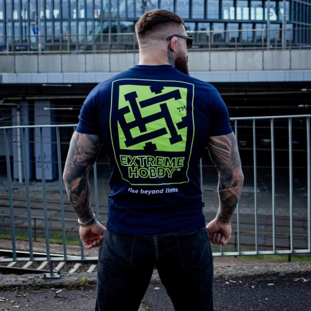 T-shirt EXTREME HOBBY FLASH granatowy