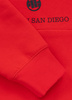 Bluza PIT BULL SO CAL fluo red kaptur