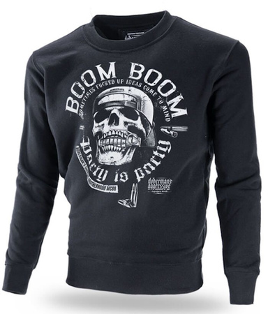 Bluza DOBERMANS BOOM BOOM BC271 czarna prosta