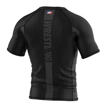 Short sleeve rashguard  EXTREME HOBBY BOLD WRESTLING czarny